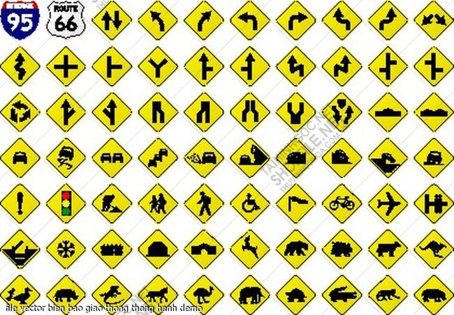 file vector bien bao giao thong thong hanh 